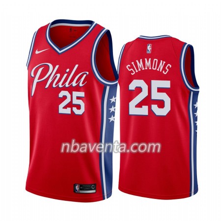 Camiseta Hombre Philadelphia 76ers Ben Simmons 25 2019-20 Nike Statement Edition Swingman